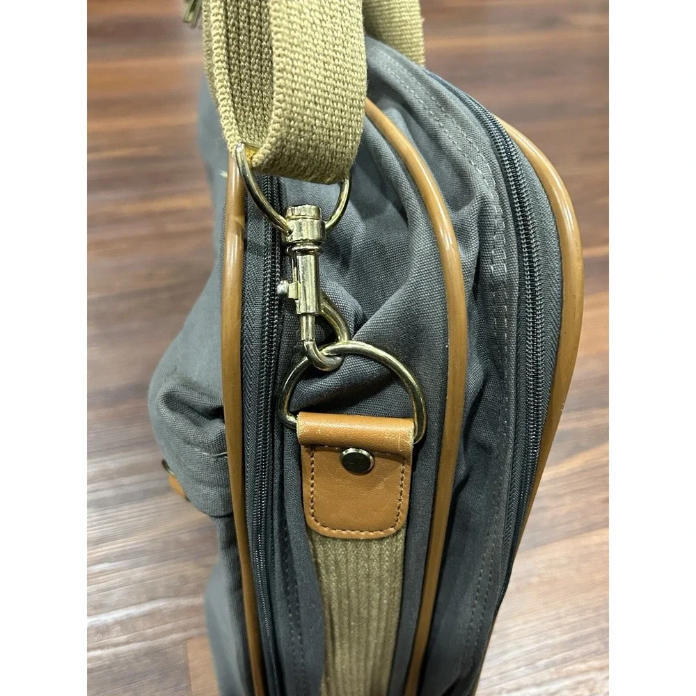 Vintage‎ Samsonite Canberra Suit Case Garment Duffle Bag Folding Straps